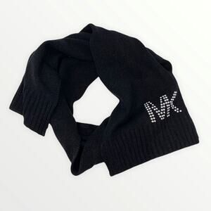 MICHAEL Michael Kors Studed Logo Knit Scarf NEW
